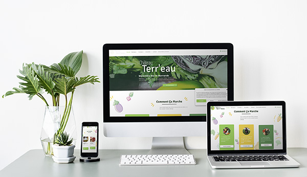 mockup site chateau terr'eau